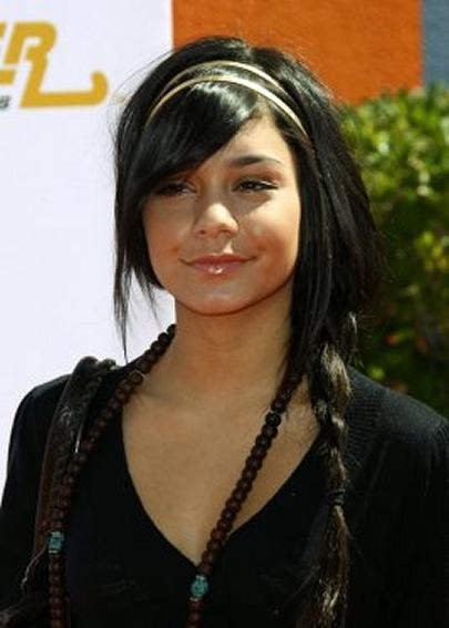 vanessa hudgens hairstyles with side. Vanessa Hudgens Side Ponytail