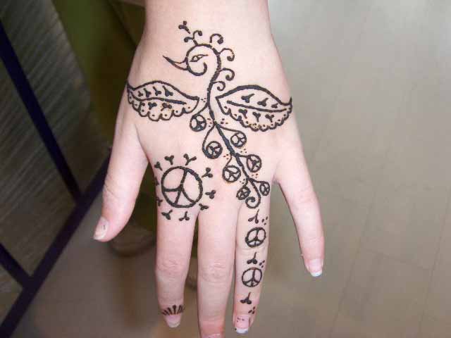 henna hands flower. Flowers Mehndi Design for Hands Henna Print