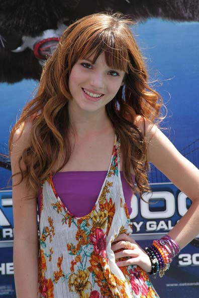 Long Curls with Bangs. Bella Thorne Long Curls with