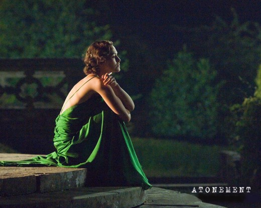 keira knightley in atonement green. Keira Knightley in Backless