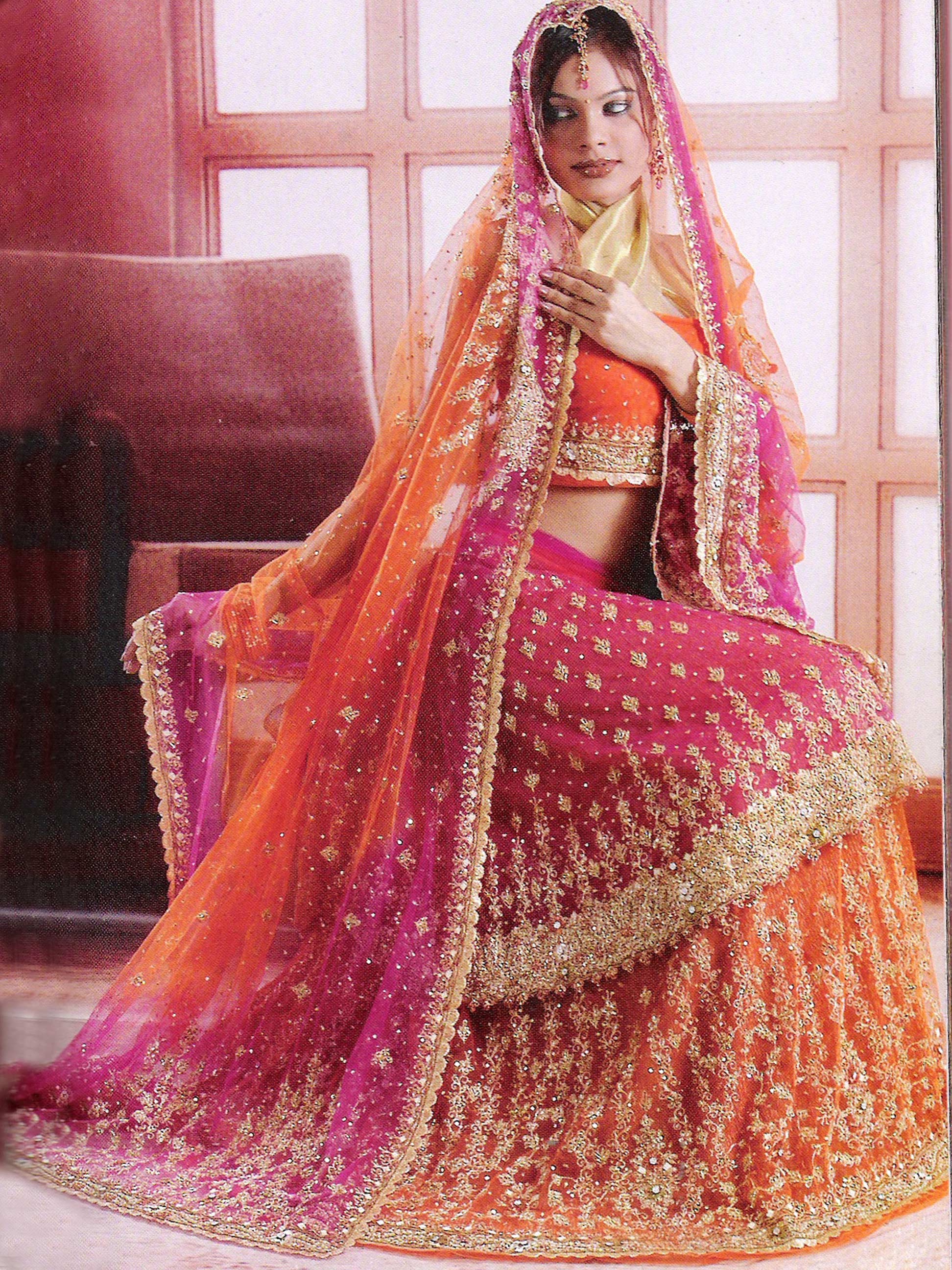 Hairstyle With Lehenga