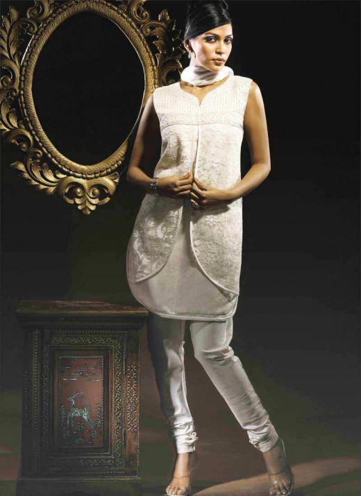 latest designer suits for ladies. White Salwar Suit New Designs