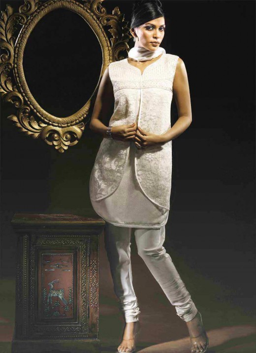 designs for ladies suits. White Salwar Suit New Designs