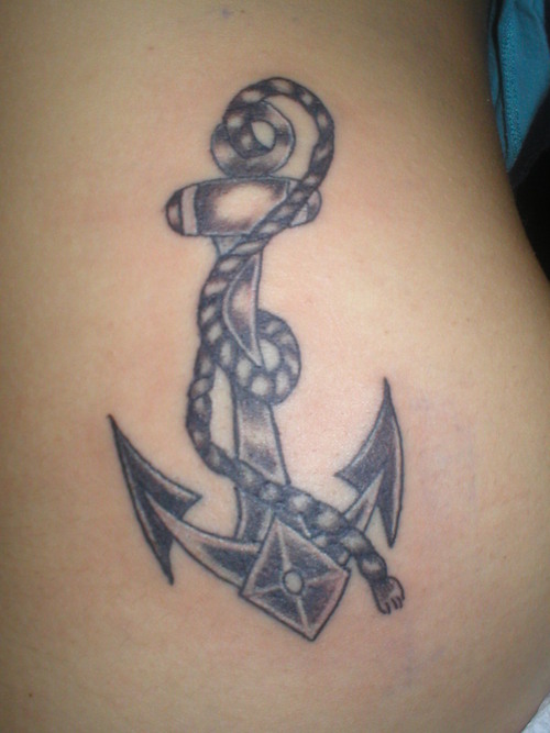 anchor tattoo. Pretty And Nice Anchor Tattoo