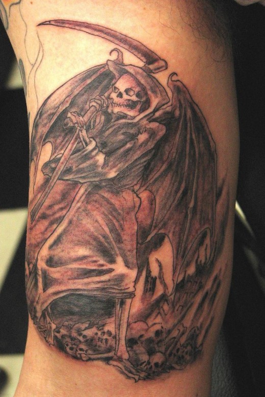 Death Tattoos Designs For 2011 - YusraBlog.com