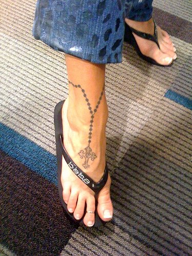 tattoos for womens feet. Ankle Tattoo for Women