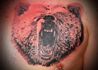 Bear Tattoo on Bear Tattoo Designs  For Looking Strong And Powerful   Yusrablog Com