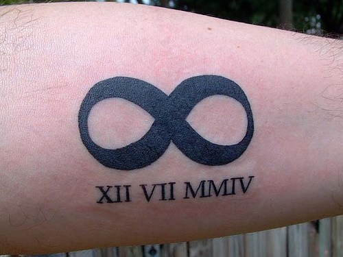 infinity symbol tattoo