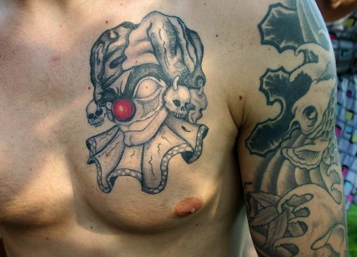 Clown Tattoo Design For Men