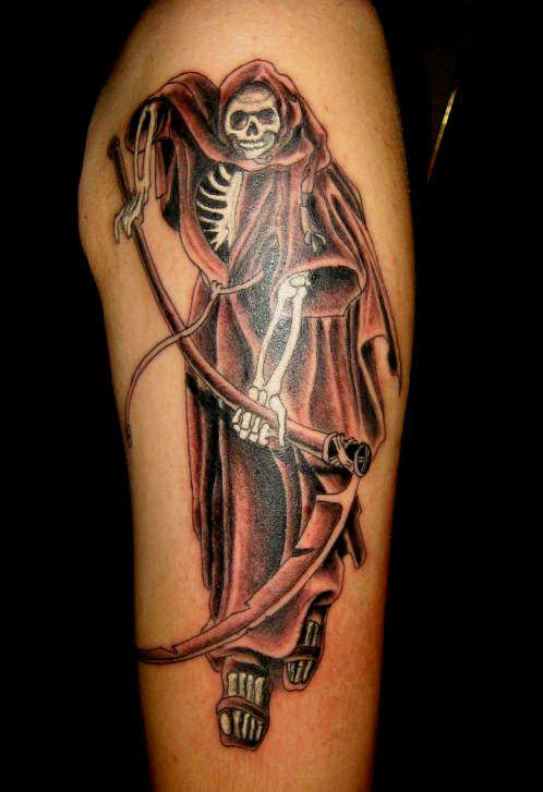 angel of death tattoos. Cool Death Tattoo