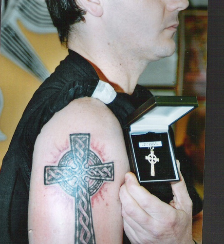 cross tattoos for men on ribs. You are here: Home » Cross Tattoo for Men