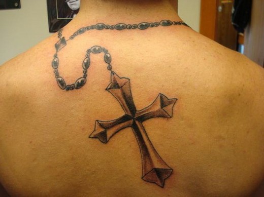 cross tattoos for men on back. cross tattoos on back. Cross Tattoo on Back. Cross Tattoos Design on Arm