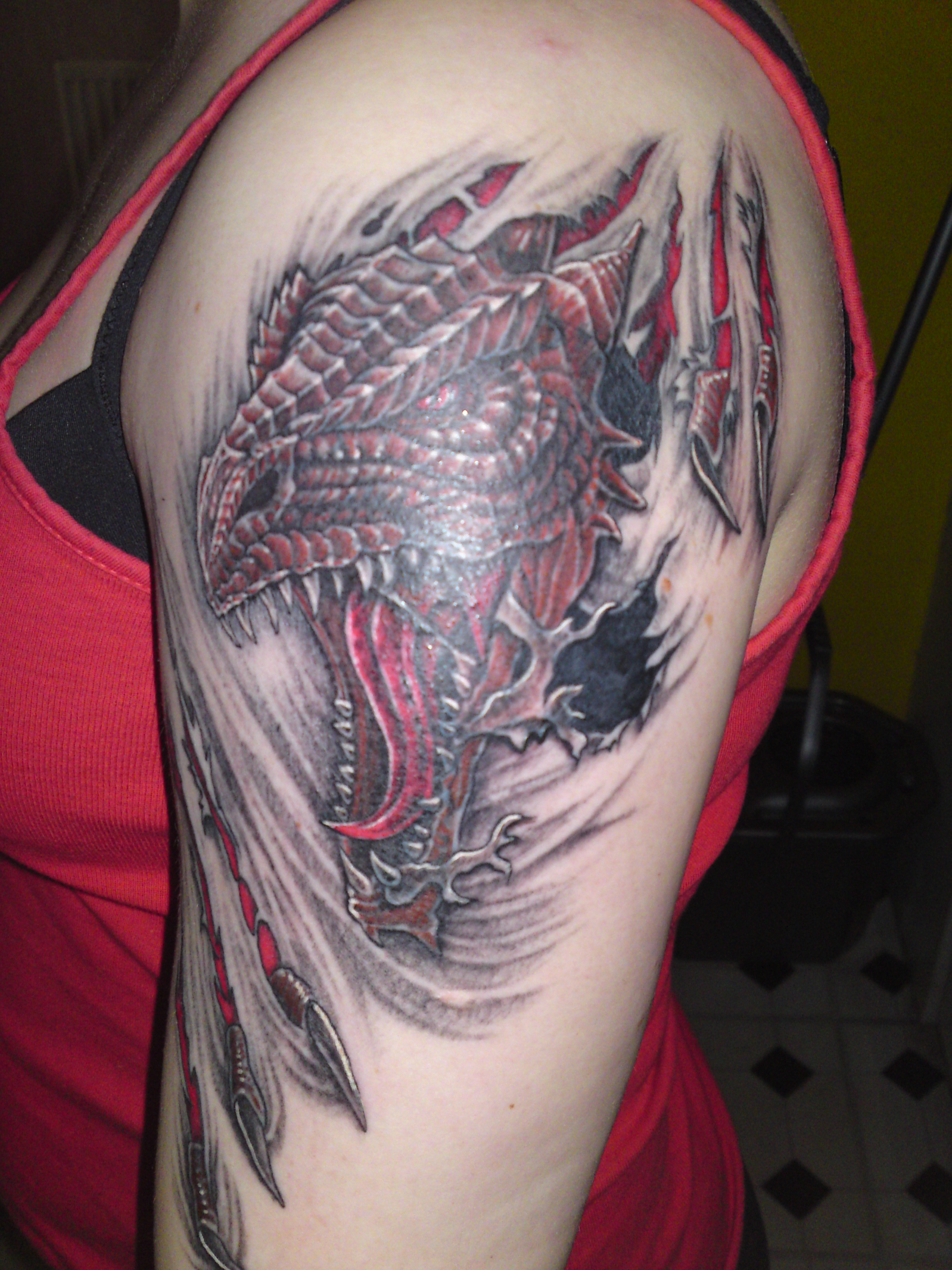 dragon tattoo cool design 2011