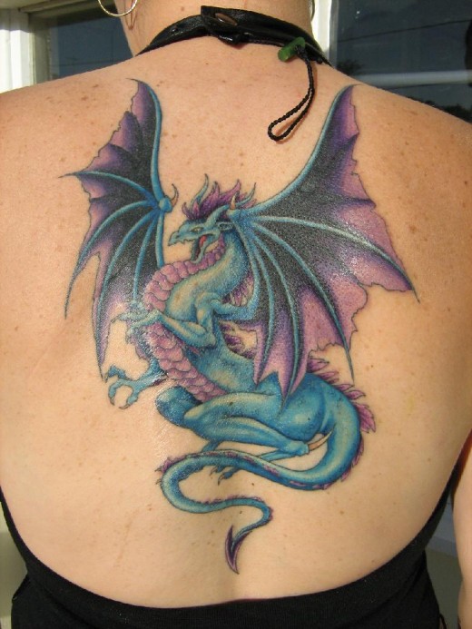 dragon tattoos for women on Dragon Tattoo For Young Girls