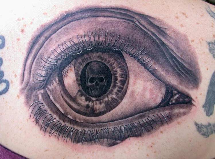 tattoo on eye. Awesome Eye Tattoos Designs