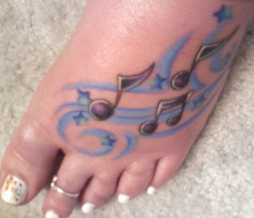 foot tattoos quotes. Foot Tattoo New Style