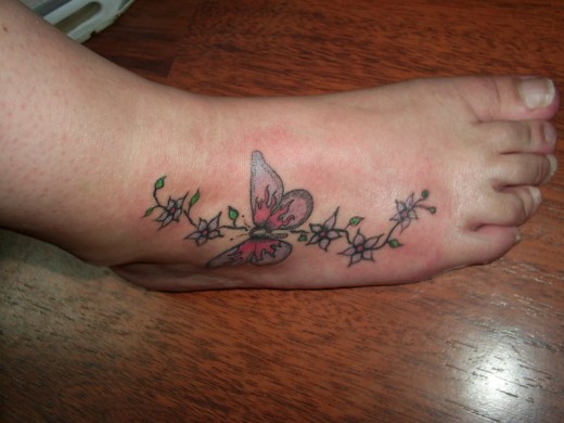 quote tattoos for girls on foot. Foot Tattoos for Girls