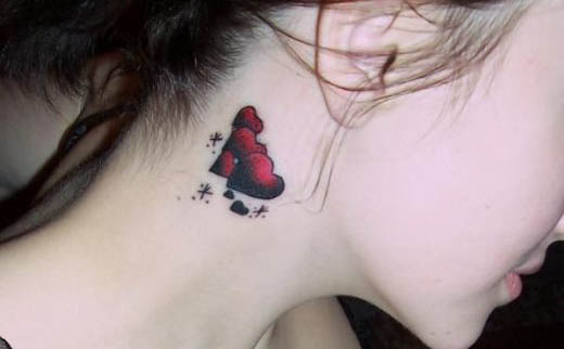 hearts tattoos for girls