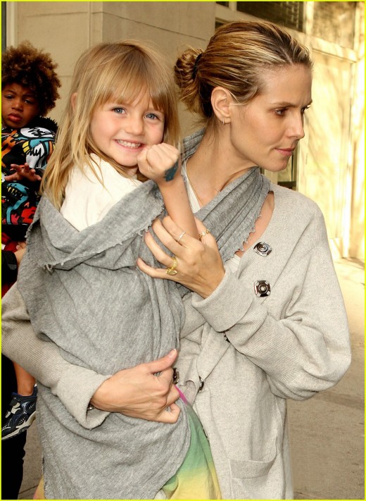 Heidi Klum with Her Daughter