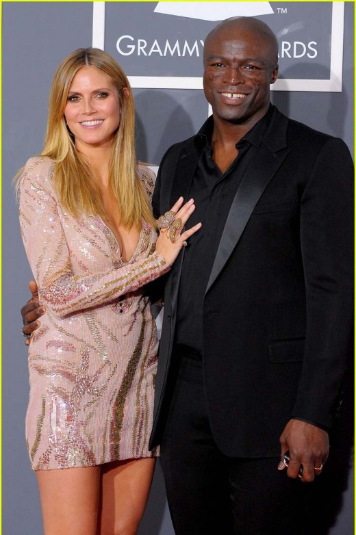 Heidi Klum with Seal