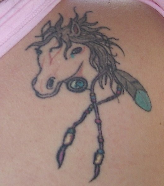 tribal horse tattoos. Horse Tattoo Design
