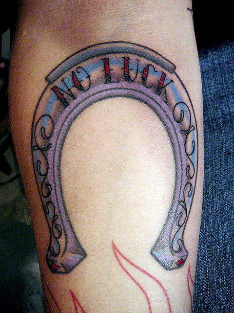 horse shoe tattoo. Horseshoe Tattoo Latest Style