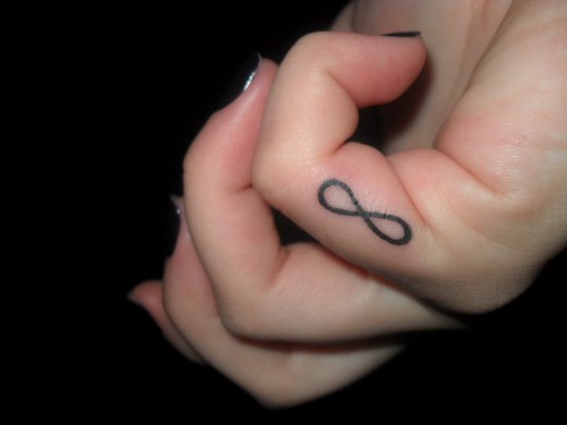 Tattoo On Hand For Men. Infinity Symbol Tattoo for Men