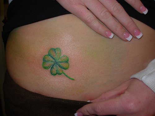 Irish Shamrock Tattoos for Women