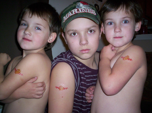 kid ink tattoos. Kids Tattoo Design for 2011