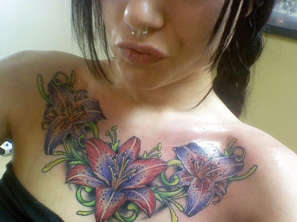chest tattoos female. Latest Chest Tattoo Designs