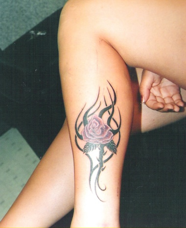 tattoos for girls on leg. Leg Tattoo for Girls. Simple Leg Tattoo Design