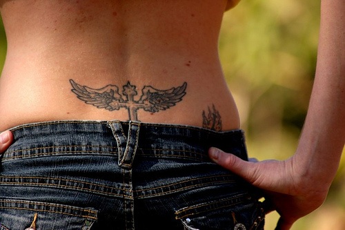 tattoo on lower back for girls. Lower Back Tattoo for Girls