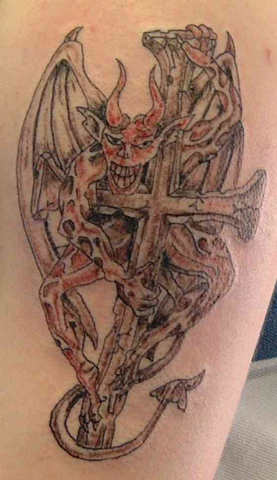 tattoos designs for men. Men Demon Tattoo Design