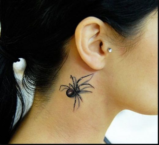 neck tattoos for girls. Neck Tattoo Designs For Girls: