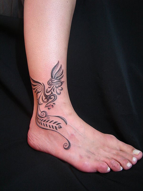 Breathtaking Phoenix Tattoo Designs For Women Phoenix Tattoo for Feet