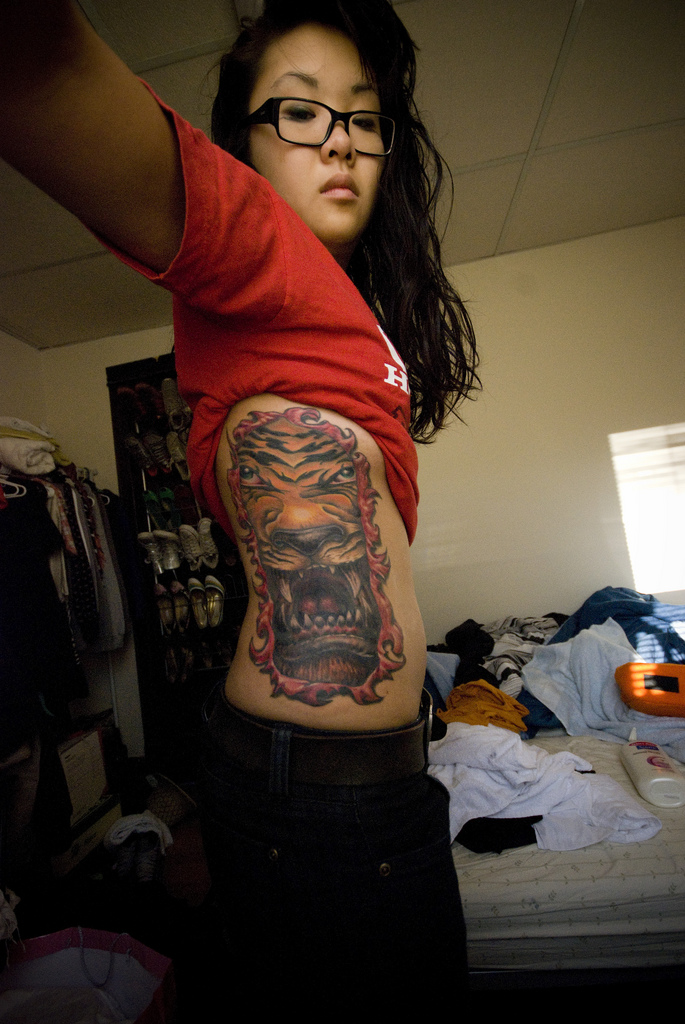 female rib tattoos. Rib Tattoos for Young Girls