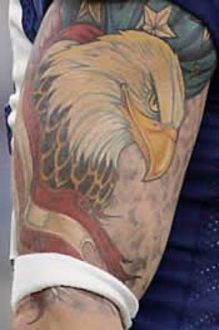 american eagle tattoo. Shockey Eagle Tattoo Design