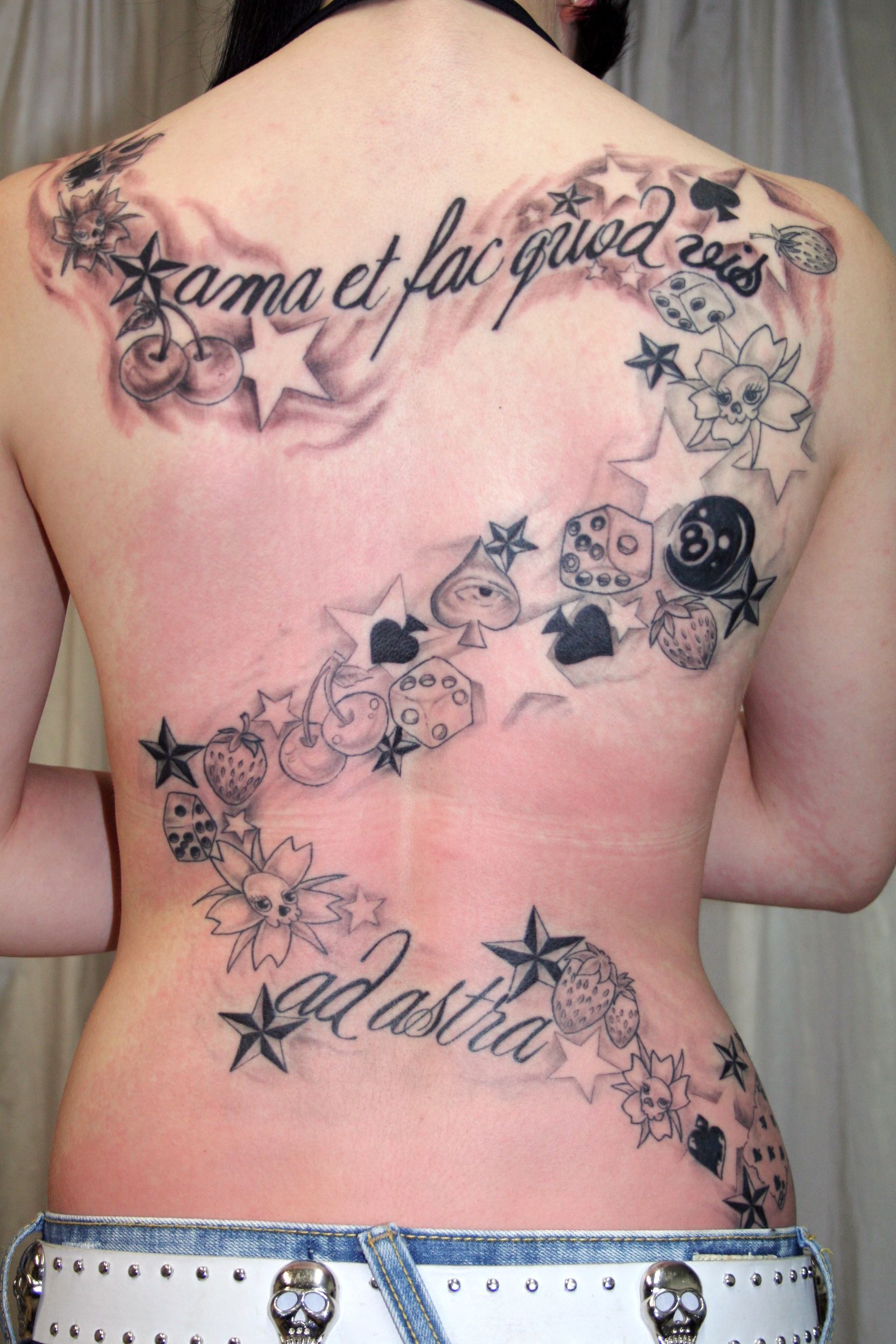 Girl Waist Tattoos