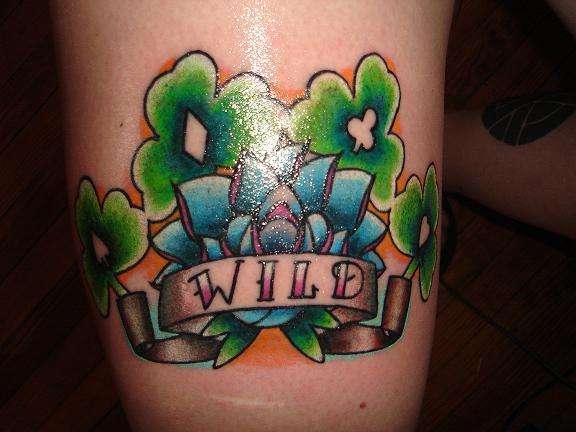 wild tattoos. Wild Irish Rose Tattoo Design