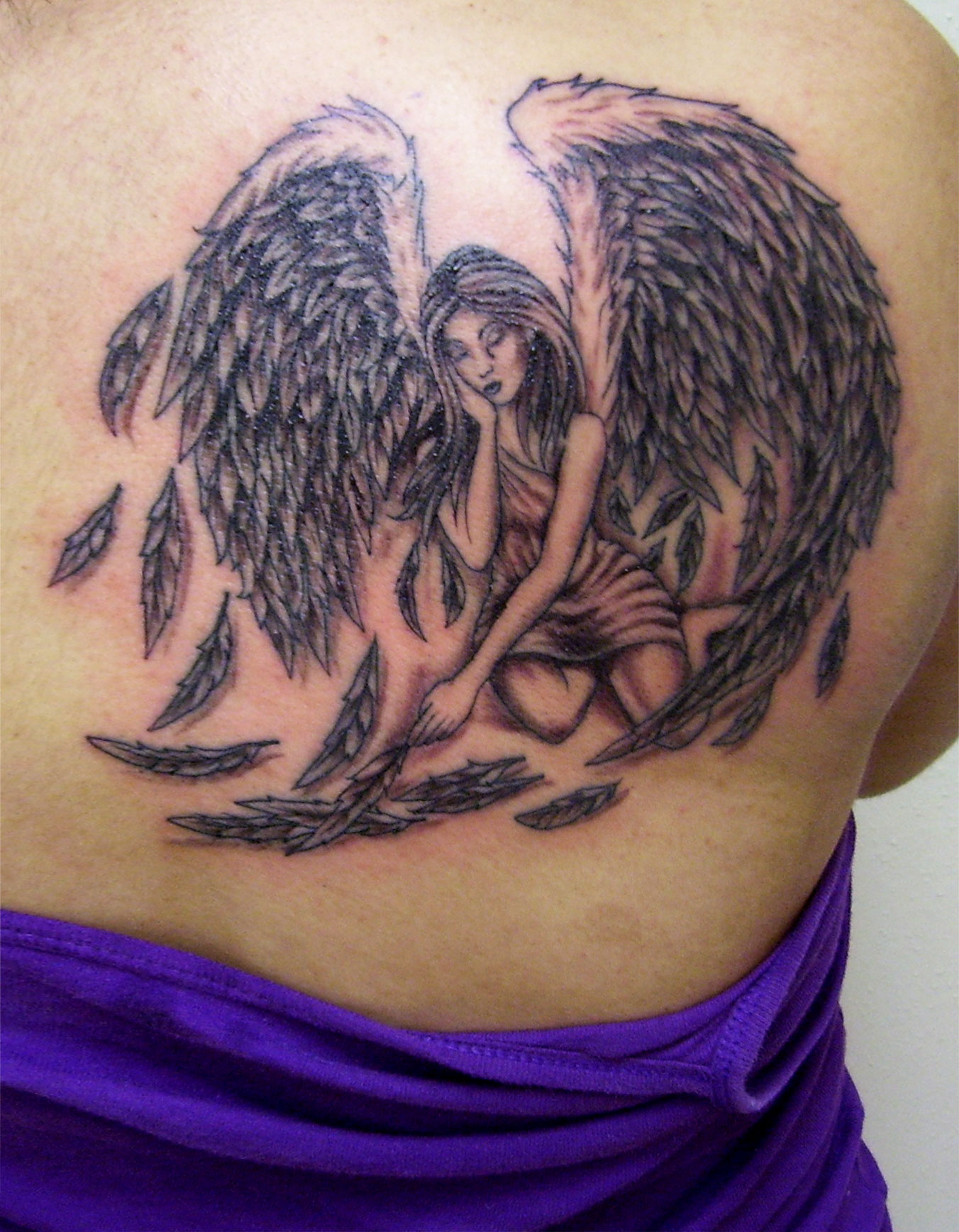 Girl Religious Tattoos