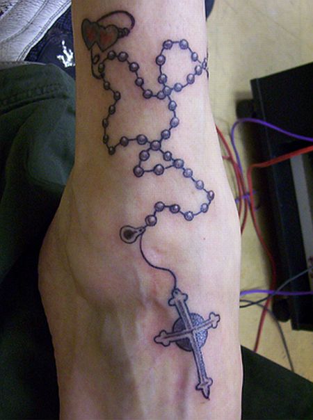 Fantasy Rosary Tattoo Designs