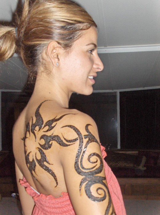 Elegant Tribal Tattoo Design