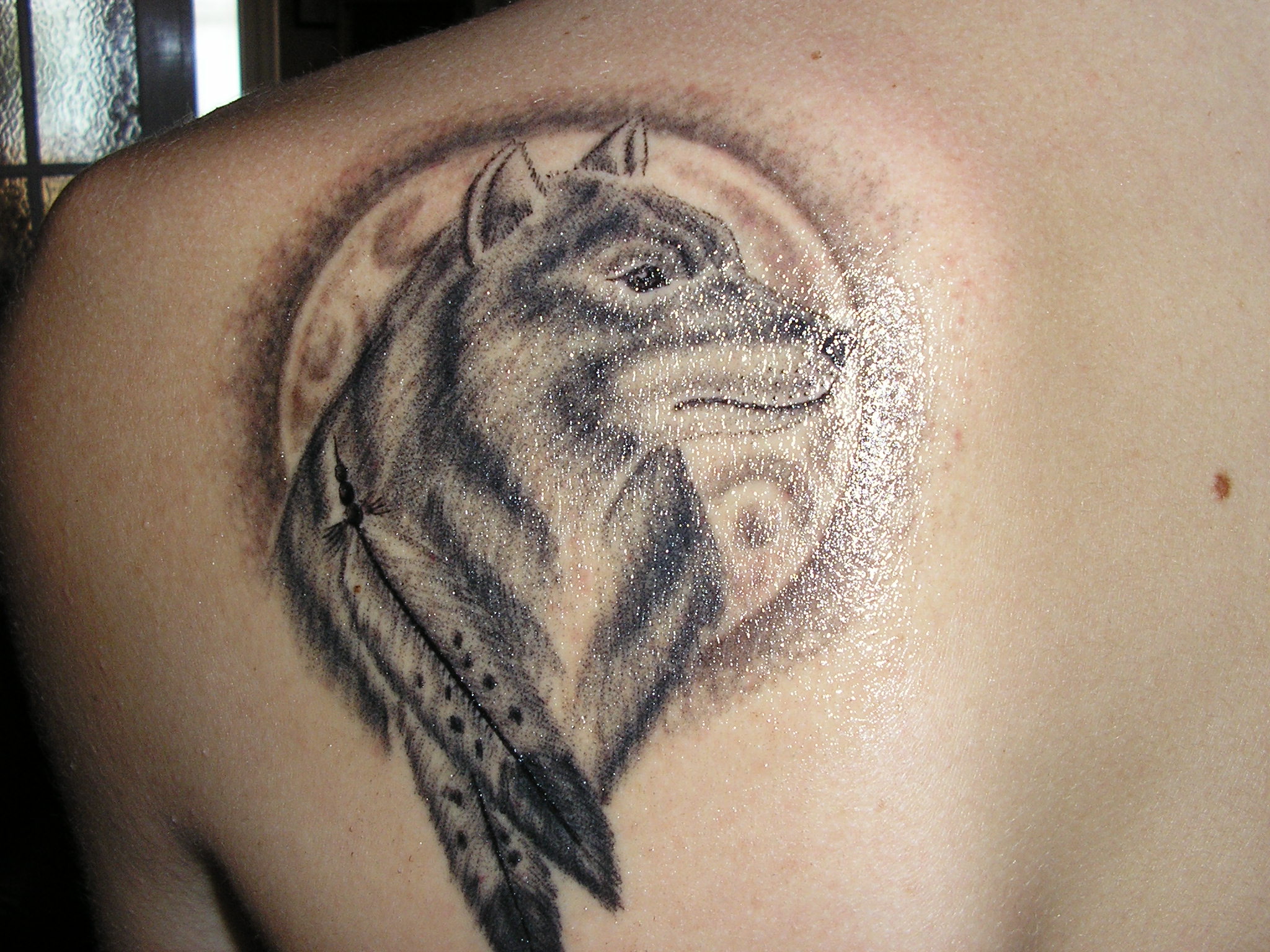beautiful wolf tattoos