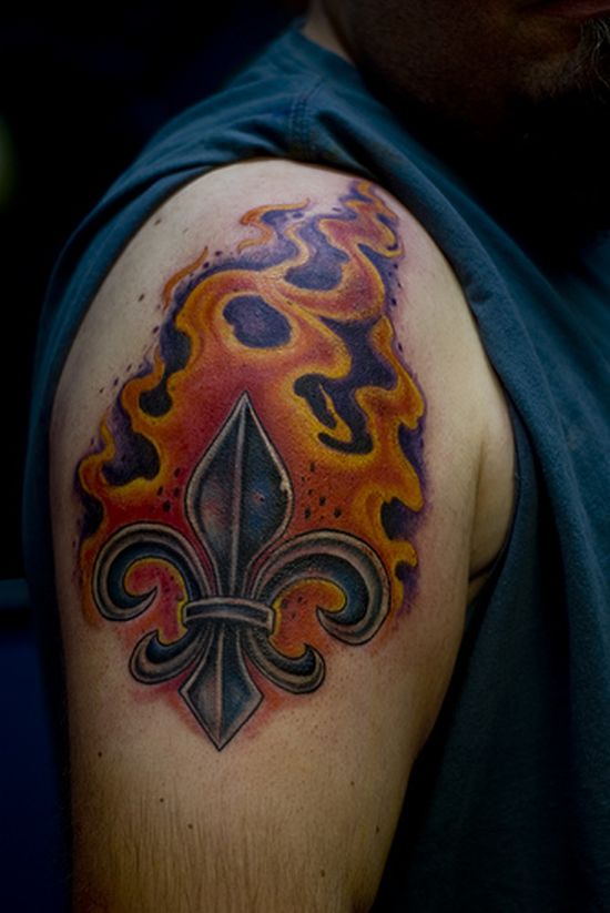 tattoos flames. Showcase of Flames Tattoo