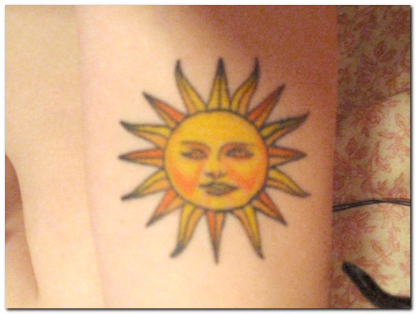 2011 Sun Tattoo Designs For Girls Sun Tattoo Design for ...