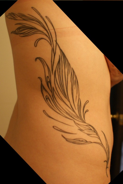 tattoo ideas for girls on side. Best Girls Side Tattoo Design For 2011