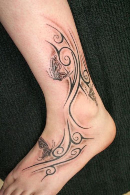 tattoo on ankle. 2011 Ankle Band Tattoo Designs