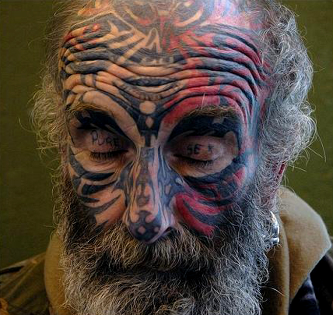 tattoo on face. Tattoo Designs on Face For