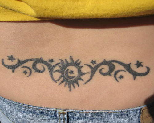 lower back tattoo pictures. lower back, tattoo, women