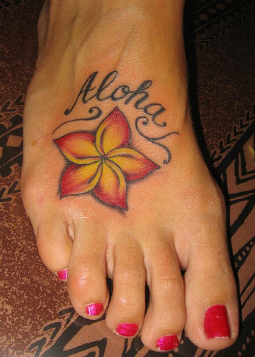 tattoos on foot designs. Foot Tattoo Design for